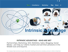 Tablet Screenshot of intrinsicadvantage.com